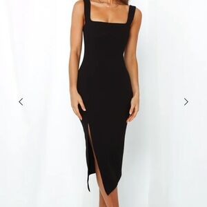 Elegant Black Sleeveless Dress
